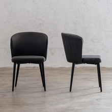 CLAUDE FABRIC DINING CHAIR  |  ANTHRACITE