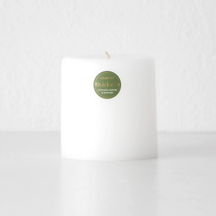 ELUME  |  CITRONELLA CANDLE  |  130HRS  |  CITRONELLA + TEA TREE + LAVENDER