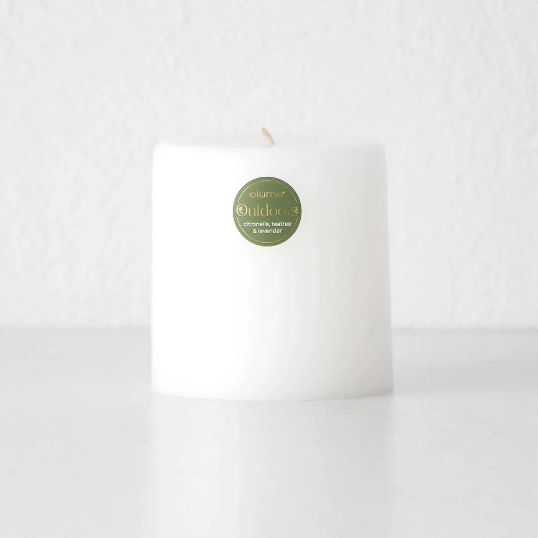 ELUME  |  CITRONELLA CANDLE BUNDLE X2  |  130HRS  |  CITRONELLA + TEA TREE + LAVENDER