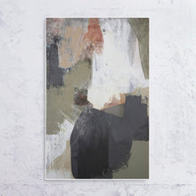 GESSO WHITE FRAME WALL ART  | 100 X 140CM | PRINTED + FRAMED ARTWORK