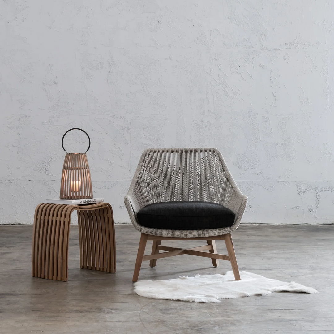 Woven lounge hot sale chair