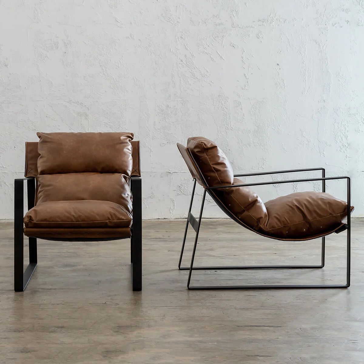 LAURENT LEATHER ARMCHAIR COGNAC LEATHER Living By Design