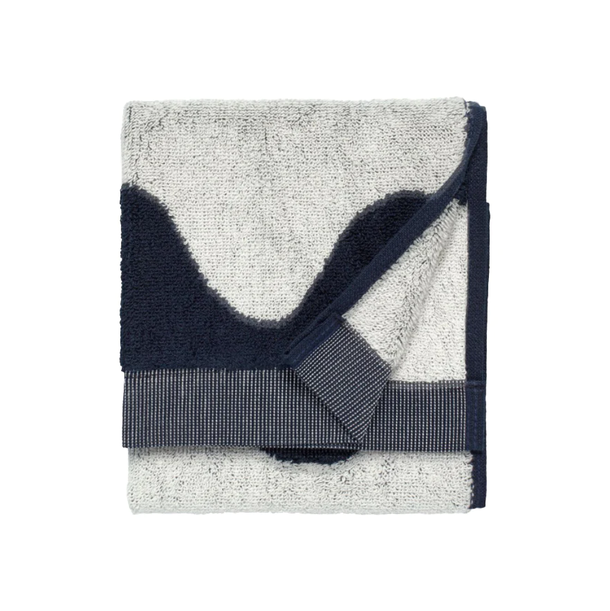 MARIMEKKO  |  LOKKI BATH BUNDLE SINGLE  |  NAVY BLUE + WHITE