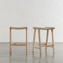 PRE ORDER  |  MALAND CONTEMPO SOLID HIDE LEATHER BAR STOOL  |  TOASTED ALMOND LEATHER HIDE