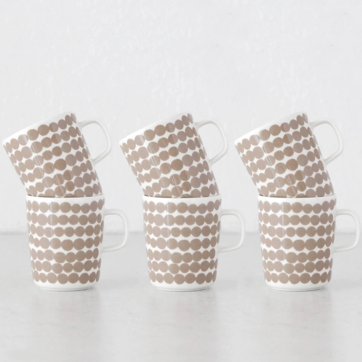 MARIMEKKO  |  OIVA SIIRTOLAPUUTARHA MUG 2.5DL  |  WHITE + CLAY  |  BUNDLE X6