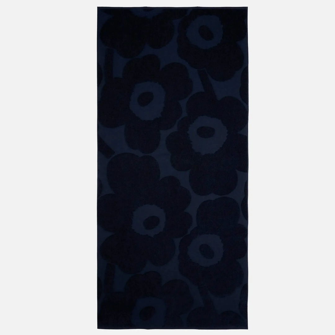 MARIMEKKO  |  UNIKKO BATH TOWEL  |  75x150  |  DARK BLUE