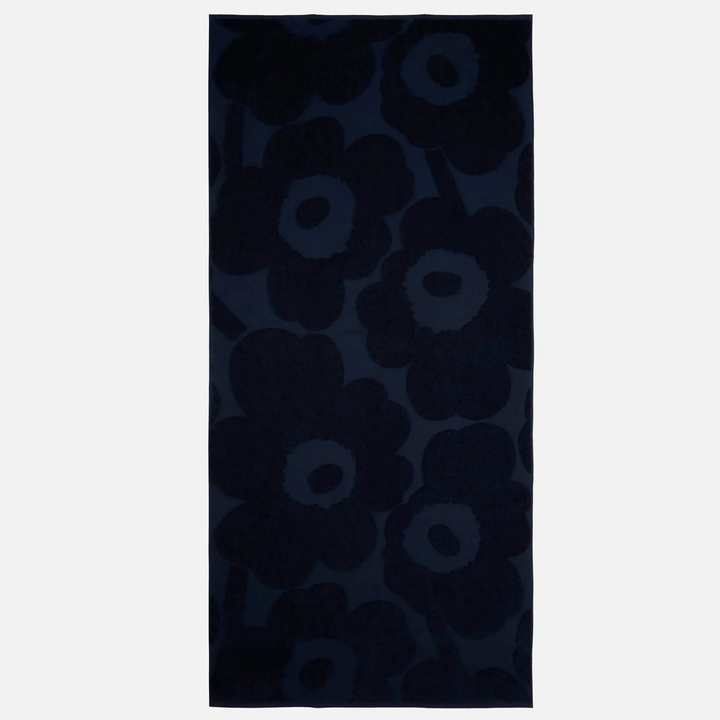 MARIMEKKO  |  UNIKKO BATH TOWEL  |  75x150  |  DARK BLUE