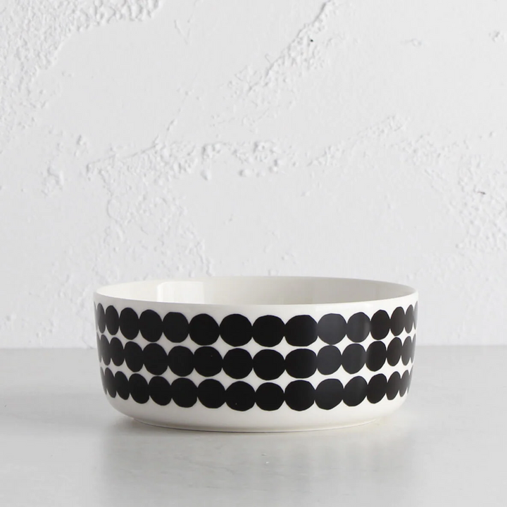 MARIMEKKO  |  OIVA SIIRTOLAPUUTARHA BOWL 1.5L   |  BLACK + WHITE