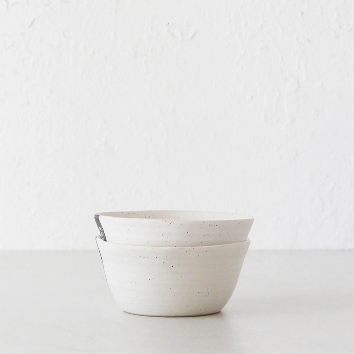 OTTAWA STONEWARE RICE BOWL BUNDLE x2  |  CALICO  |  13.5CM