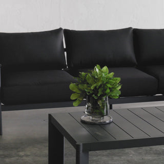 PALOMA CONTEMPO OUTDOOR 4 PIECE LOUNGE BUNDLE | ANTHRACITE ALUMINIUM FRAME