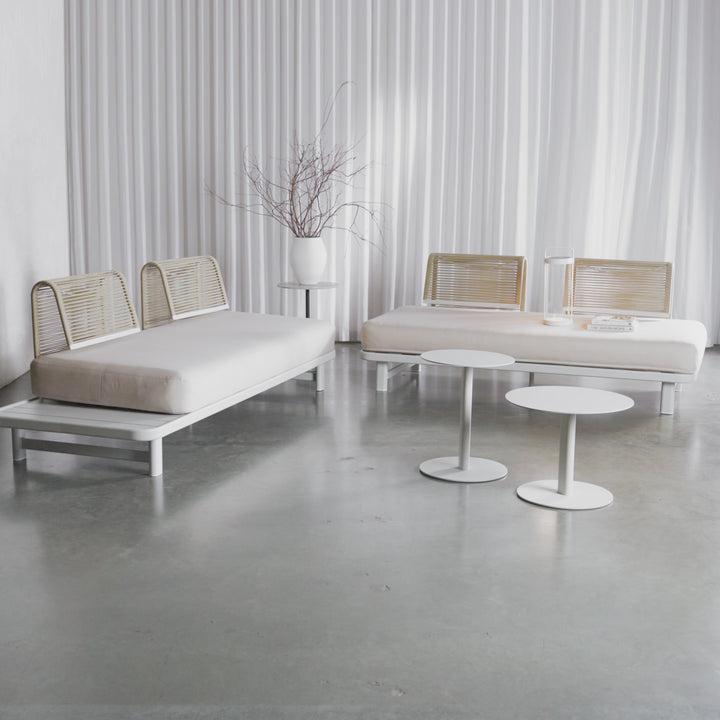 SANTA LUCIA OUTDOOR 4 PIECE BUNDLE  |  LIMED GREY FRAME + TAUPE DUSK FABRIC