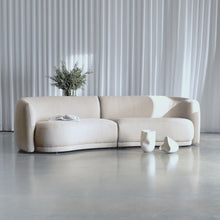 PURBECK CURVED SOFA  |  DEEP MANUKA WEAVE