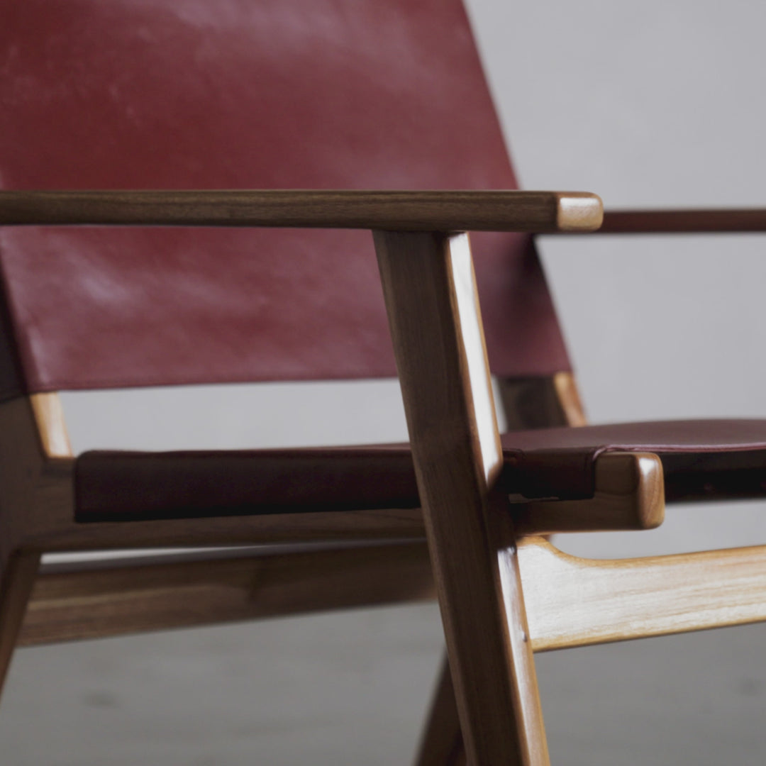 MALAND PAULO ARM CHAIR  |  TAN LEATHER