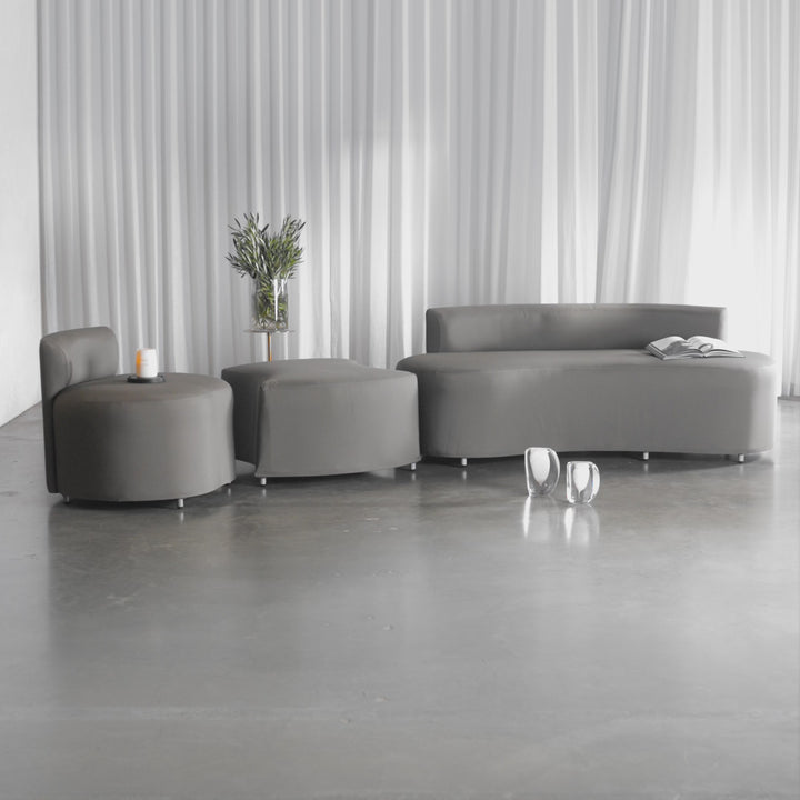 LAS COSTES OUTDOOR 3 PIECE LOUNGE BUNDLE  |  PORTLAND STONE