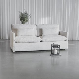 Breman 3.5 Seater Sofa Bed  |  Ashen Mist Boucle