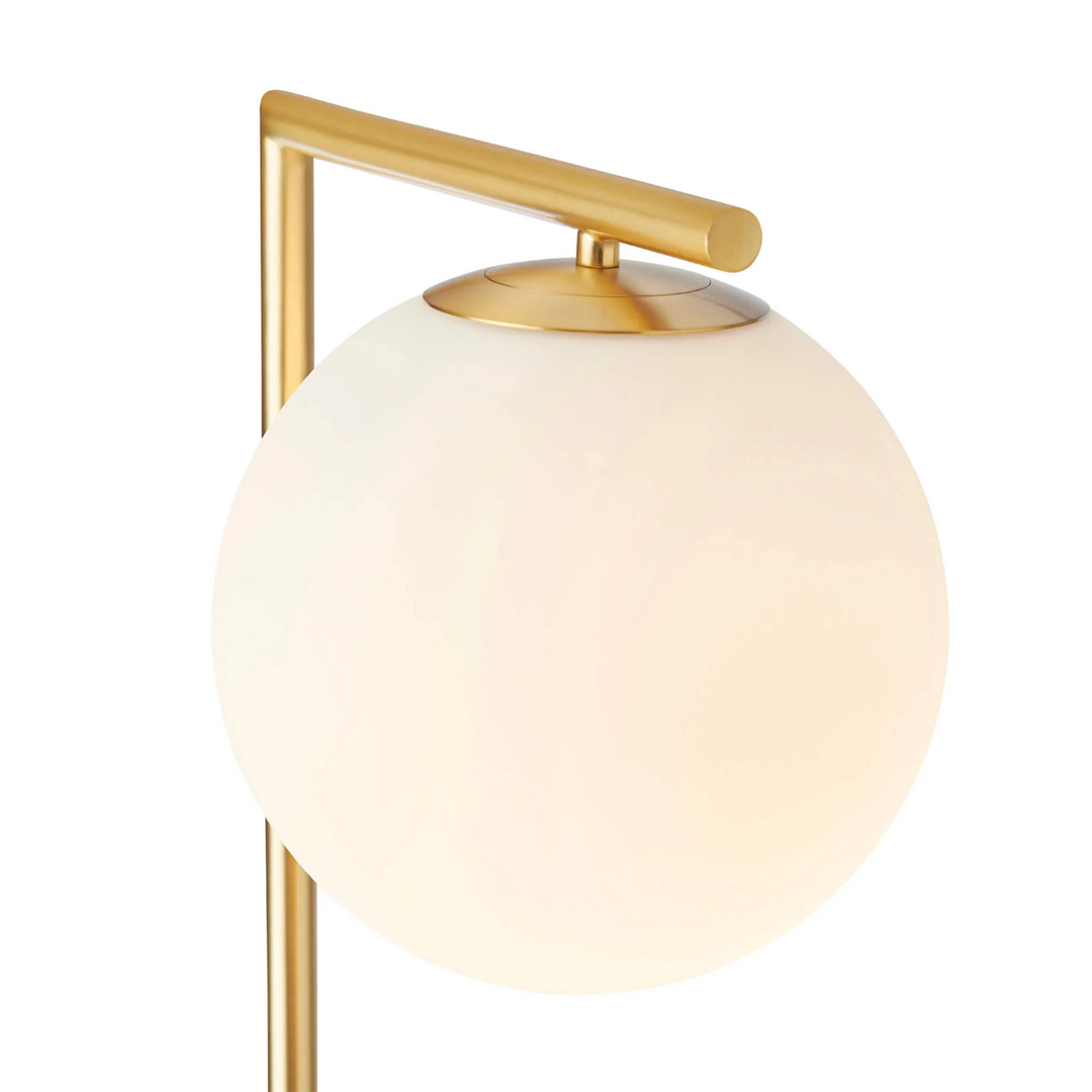 REMI FLOOR LAMP BUNDLE x2  |  BRASS + WHITE MARBLE