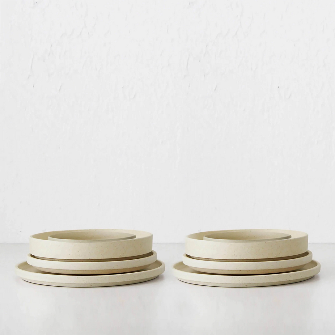 ROBERT GORDON PLATFORM   |  DINNER SET  |  BUNDLE x 2  |  SAND