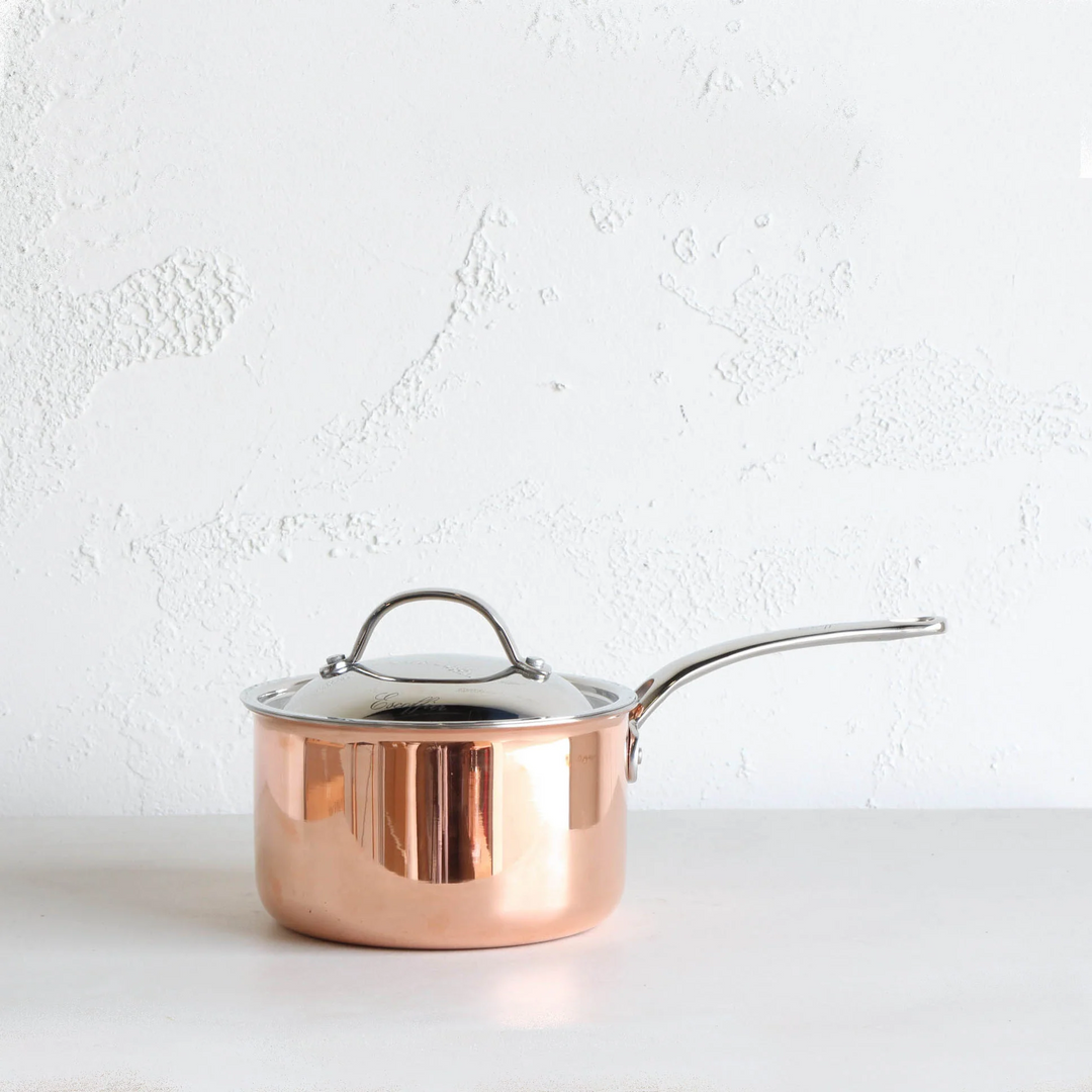 CHASSEUR COPPER COVERED SAUCEPAN  |  INDUCTION  |  18CM  |  2.5L