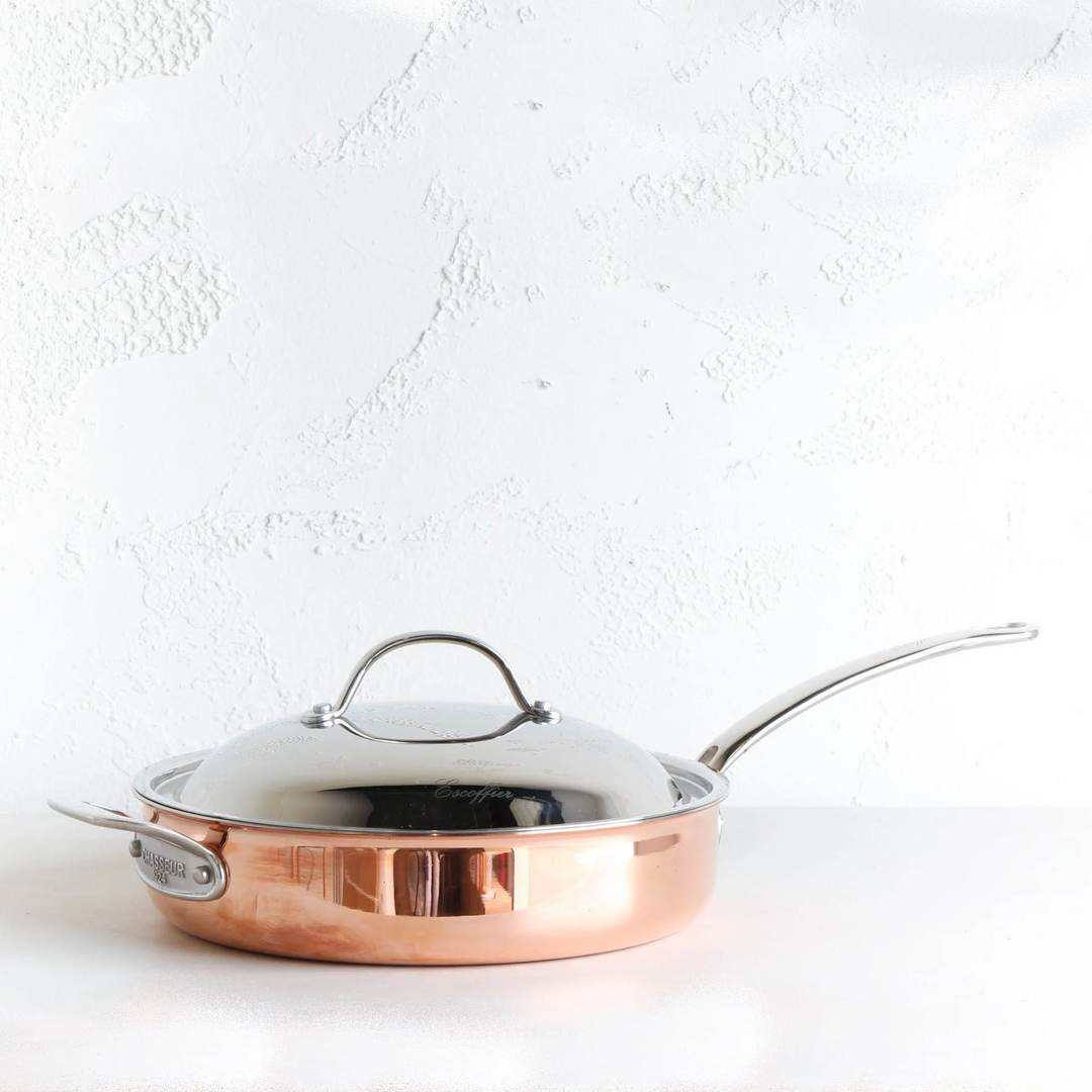 CHASSEUR COPPER COVERED SAUTE PAN  |  INDUCTION  |  28CM