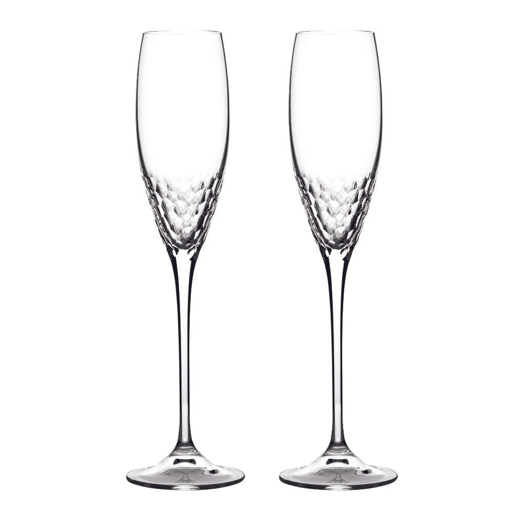 WEDGEWOOD  |  VERA WANG SEQUIN CHAMPAGNE FLUTE  |  SET OF 2
