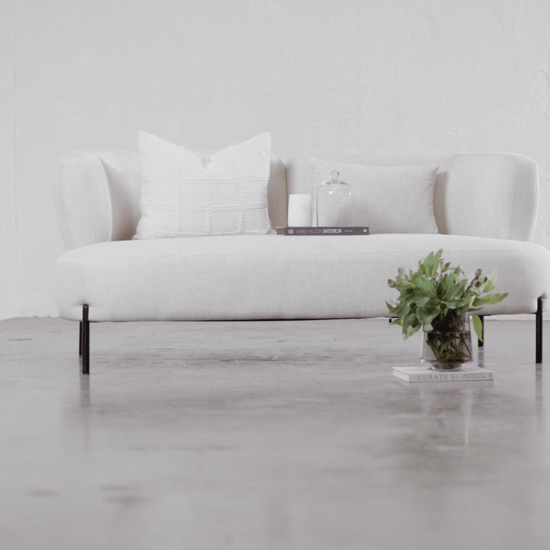 COSTERA 2 SEATER SOFA  |  JOVAN DOVE NATURAL