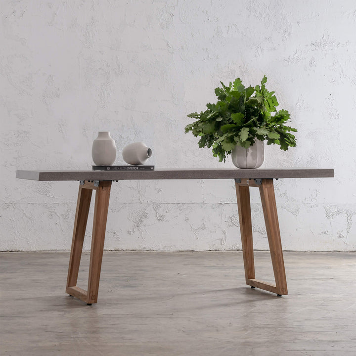 PRE ORDER  |  ARIA SCANDI CONCRETE GRANITE HALL TABLE  |  ZINC ASH  |  180CM