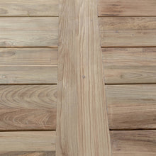 ADRIATIC SLATTED CROSS LEG OUTDOOR DINING TABLE   |  TIMBER DINING TABLE CLOSE UP SLATS