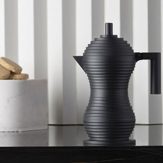 ALESSI  |  PULCINA ESPRESSO COFFEE MAKER  |  BLACK  |  3 CUP