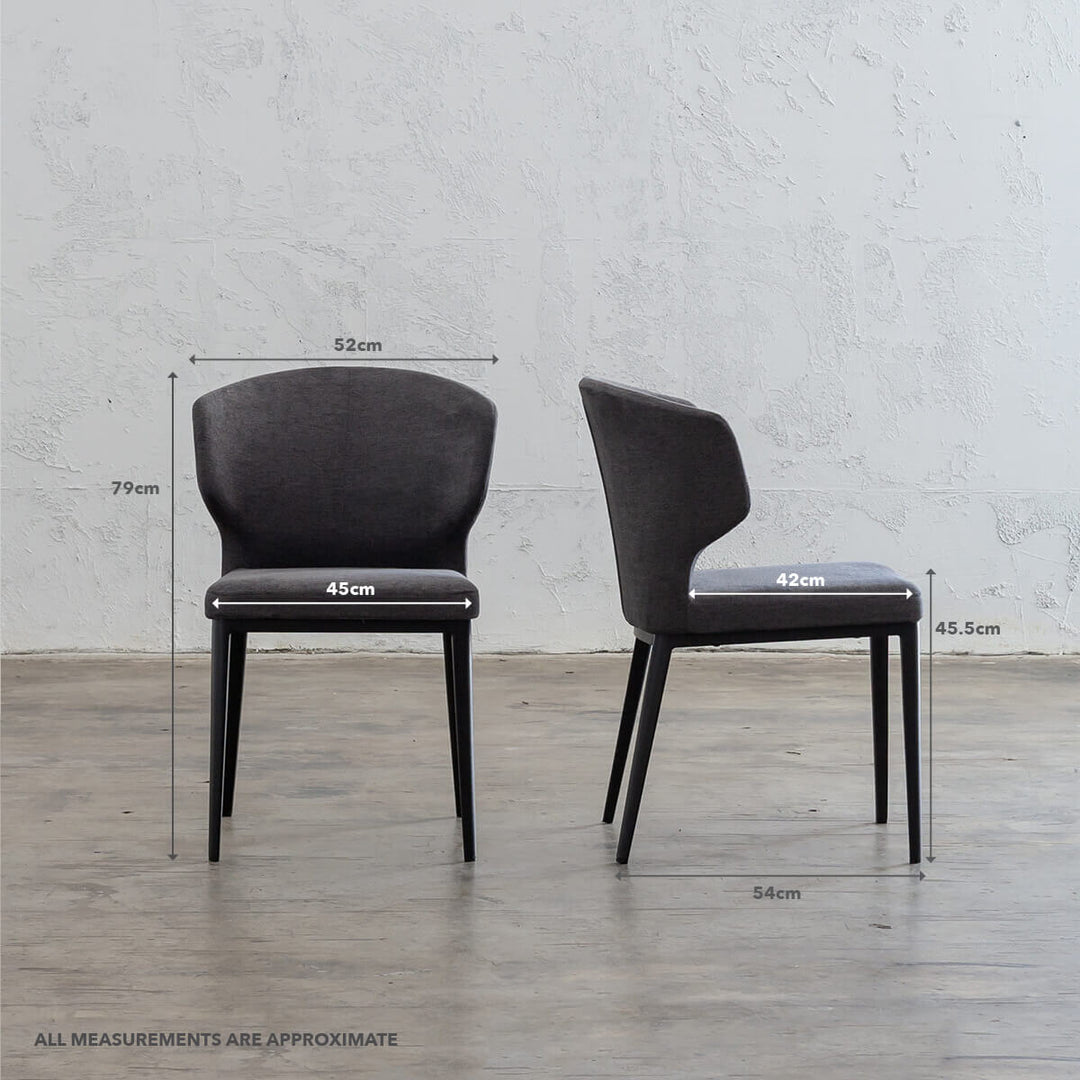 ANDERS DINING CHAIR  |  BUNDLE + SAVE  |  HERRING GREY LUXE TWILL