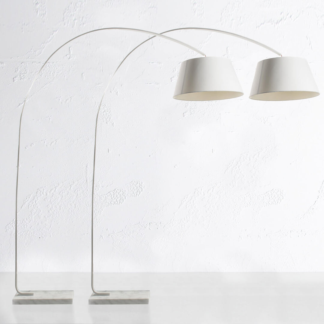 ARC FLOOR LAMP  |  WHITE  |  BUNDLE X 2