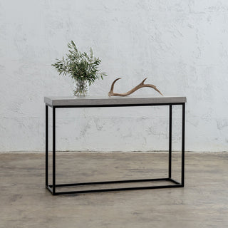 ARIA CONCRETE GRANITE CONSOLE HALL TABLE   |  CONCRETE TABLE