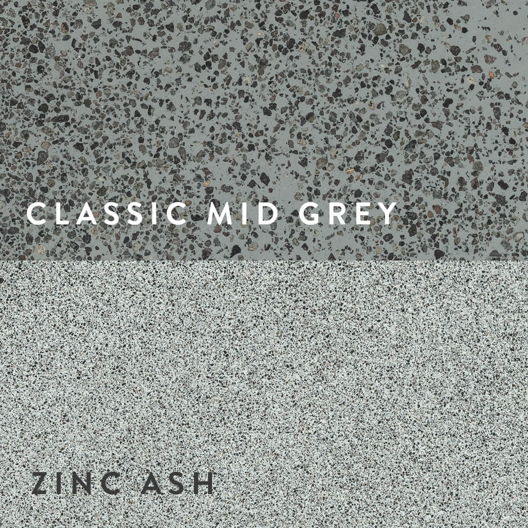 ARIA SCANDI CONCRETE GRANITE HALL TABLE  |  CLASSIC MID GREY  |  150CM