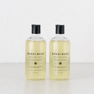 BONDI WASH  |  LAUNDRY WASH - DELICATES 500ML BUNDLE x2 |  BLUE CYPRESS + PETITGRAIN