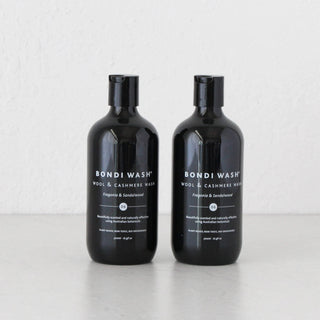 BONDI WASH  |  LAUNDRY WASH - WOOL + CASHMERE 500ML BUNDLE x2  |  FRAGONIA + SANDALWOOD