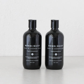 BONDI WASH  |  LAUNDRY WASH - WOOL + CASHMERE 500ML BUNDLE x2  |  FRAGONIA + SANDALWOOD