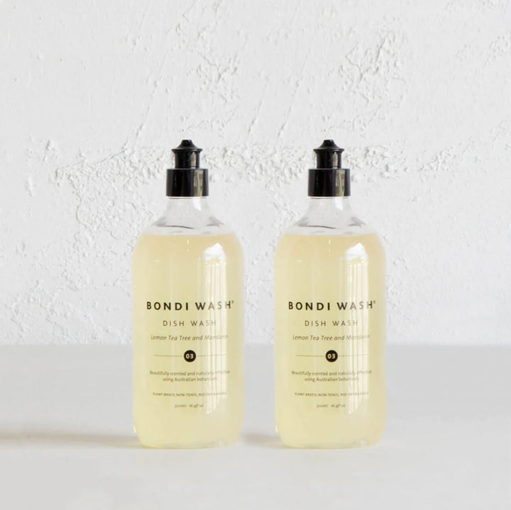 BONDI WASH DISH WASH BUNDLE | SET OF 2 | LEMON TEA TREE & MANDARIN