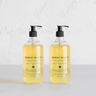 BONDI WASH HAND WASH BUNDLE | SET OF 2 | LEMON TEA TREE & MANDARIN