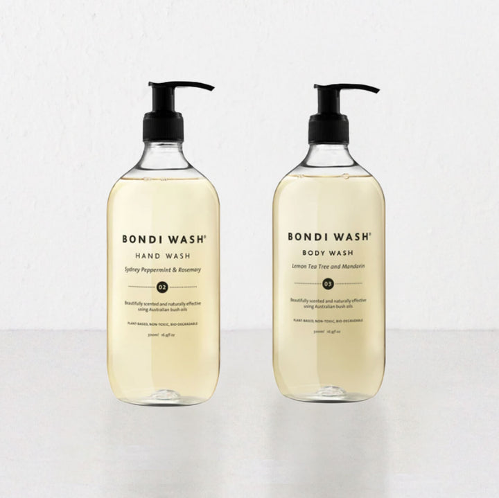 BONDI WASH BATHROOM PAMPER DUO  |  HAND WASH + BODY WASH