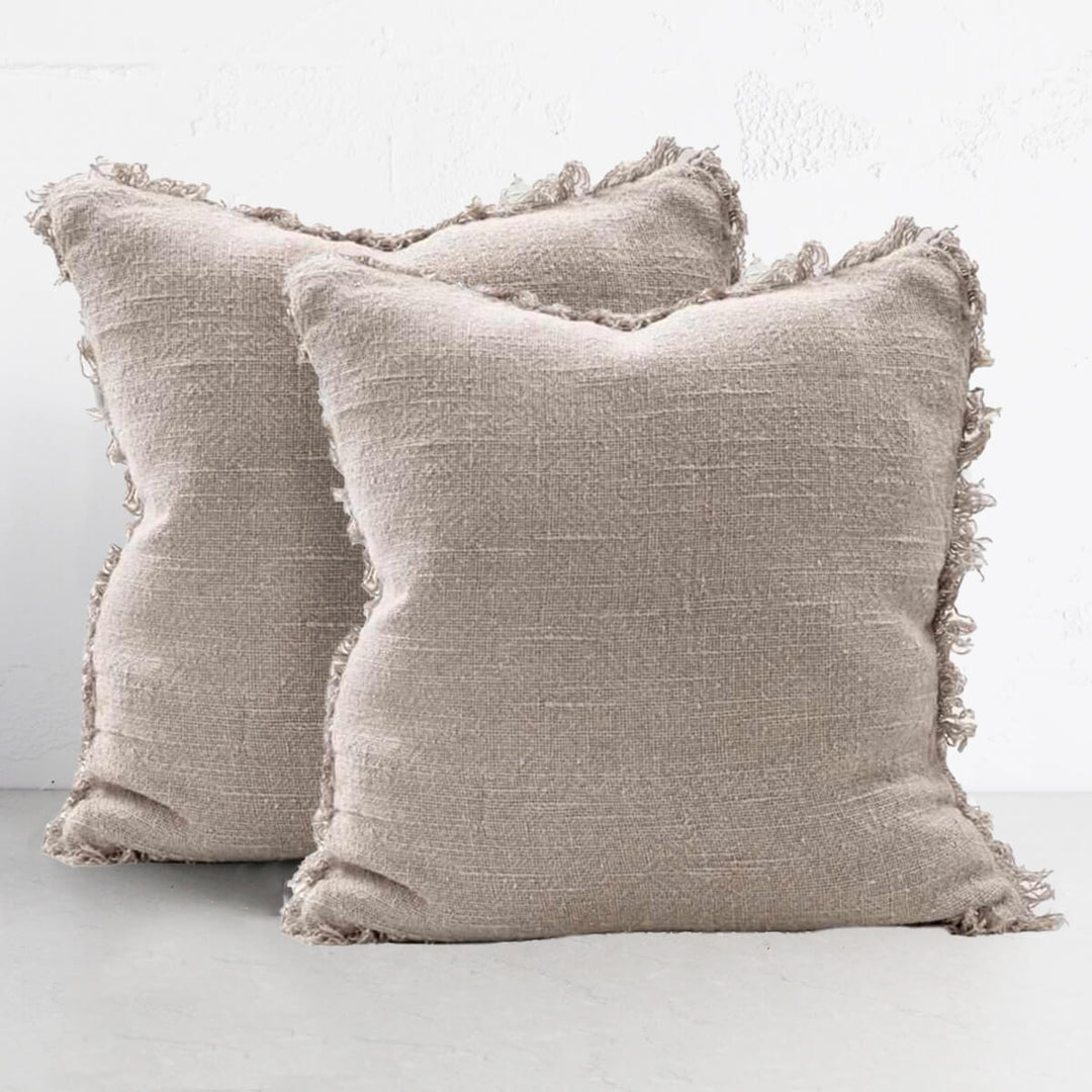 BEDOUIN CUSHION  |  50 x 50 |  NATURAL  |  BUNDLE X2