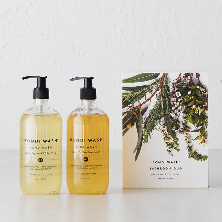 BONDI WASH BATHROOM PAMPER DUO | HAND WASH + BODY WASH