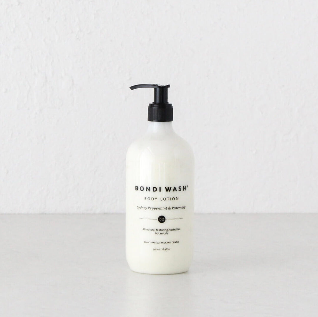 BONDI WASH BODY LOTION  |  SYDNEY PEPPERMINT + ROSEMARY