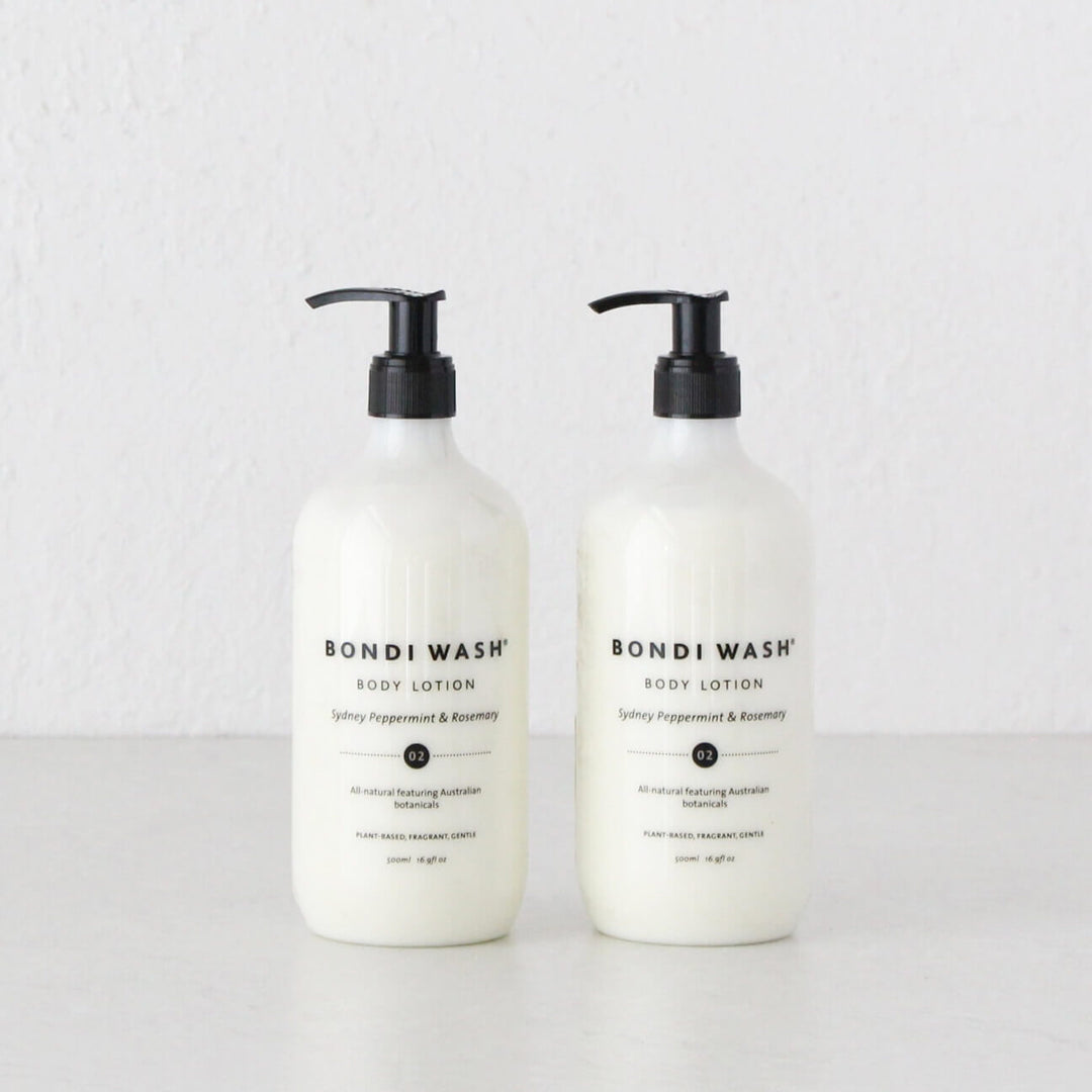 BONDI WASH BODY LOTION  |  BUNDLE x 2  |  SYDNEY PEPPERMINT + ROSEMARY