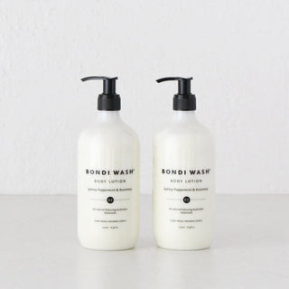 BONDI WASH BODY LOTION  |  BUNDLE x 2  |  SYDNEY PEPPERMINT + ROSEMARY