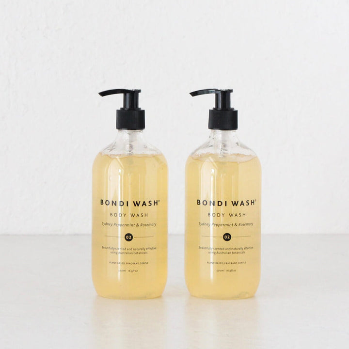 BONDI WASH BODY WASH  |  BUNDLE x 2  |  SYDNEY PEPPERMINT + ROSEMARY
