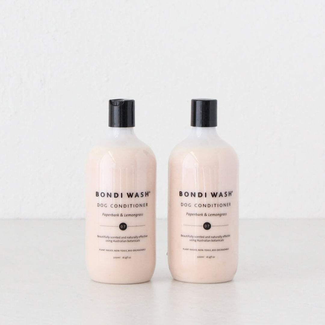 BONDI WASH DOG CONDITIONER  |  BUNDLE x 2  |  PAPERBARK + LEMONGRASS