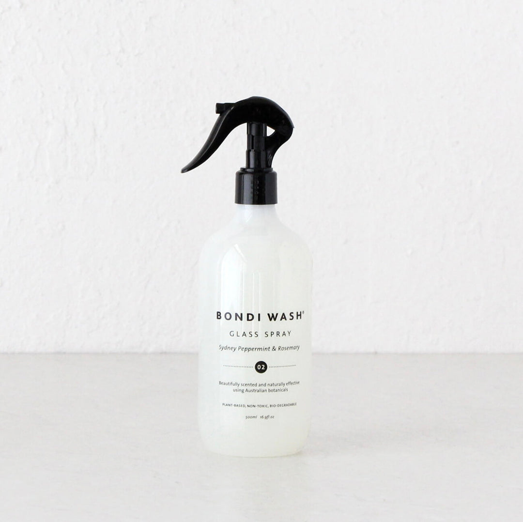 BONDI WASH GLASS SPRAY  |  PEPPERMINT + ROSEMARY