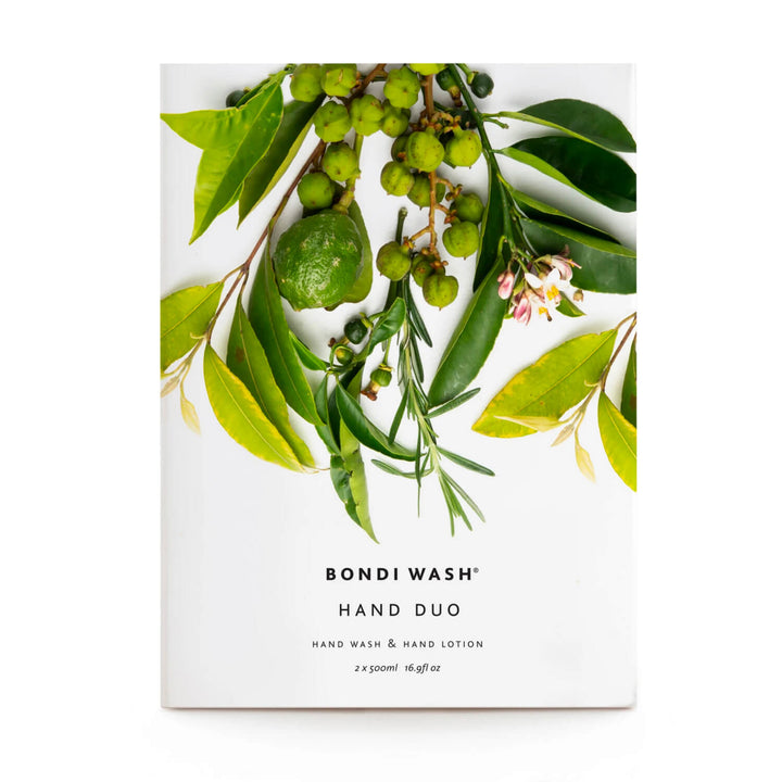 BONDI WASH HAND PAMPER DUO  |  HAND WASH + HAND LOTION  |  NATIVE CITRUS GIFT BOX