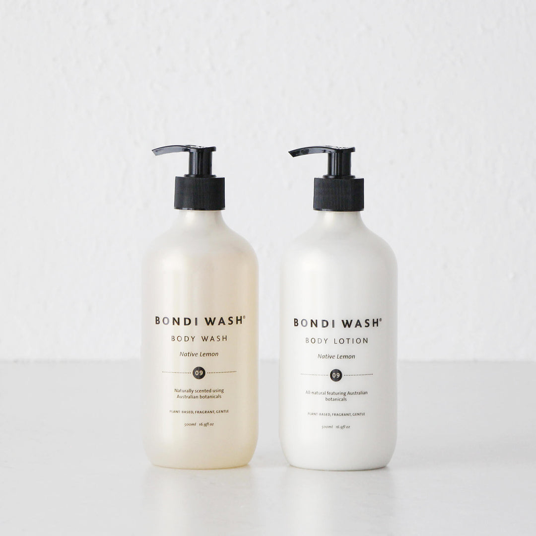 BONDI WASH BODY WASH + BODY LOTION  |  BUNDLE x 2  |  NATIVE LEMON  |  LIMITED EDITION