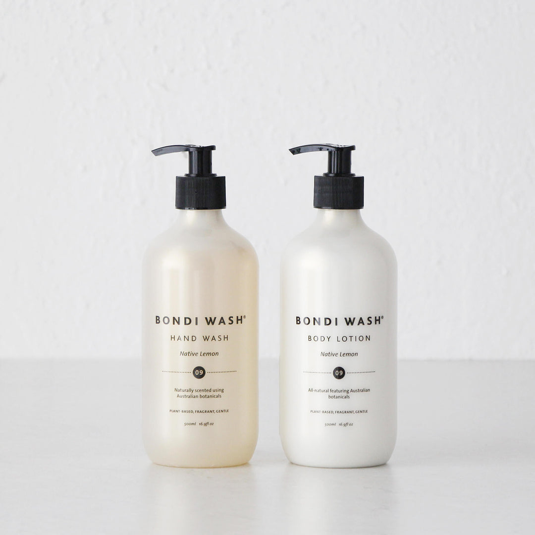 BONDI WASH HAND WASH + BODY LOTION  |  BUNDLE x 2  |  NATIVE LEMON  |  LIMITED EDITION