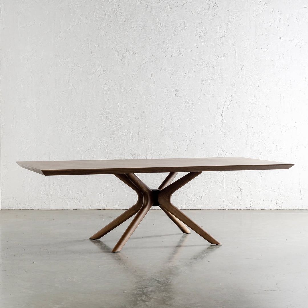 BRETON DINING TABLE UNSTYLED |  WALNUT WOOD GRAIN  |  2.4M